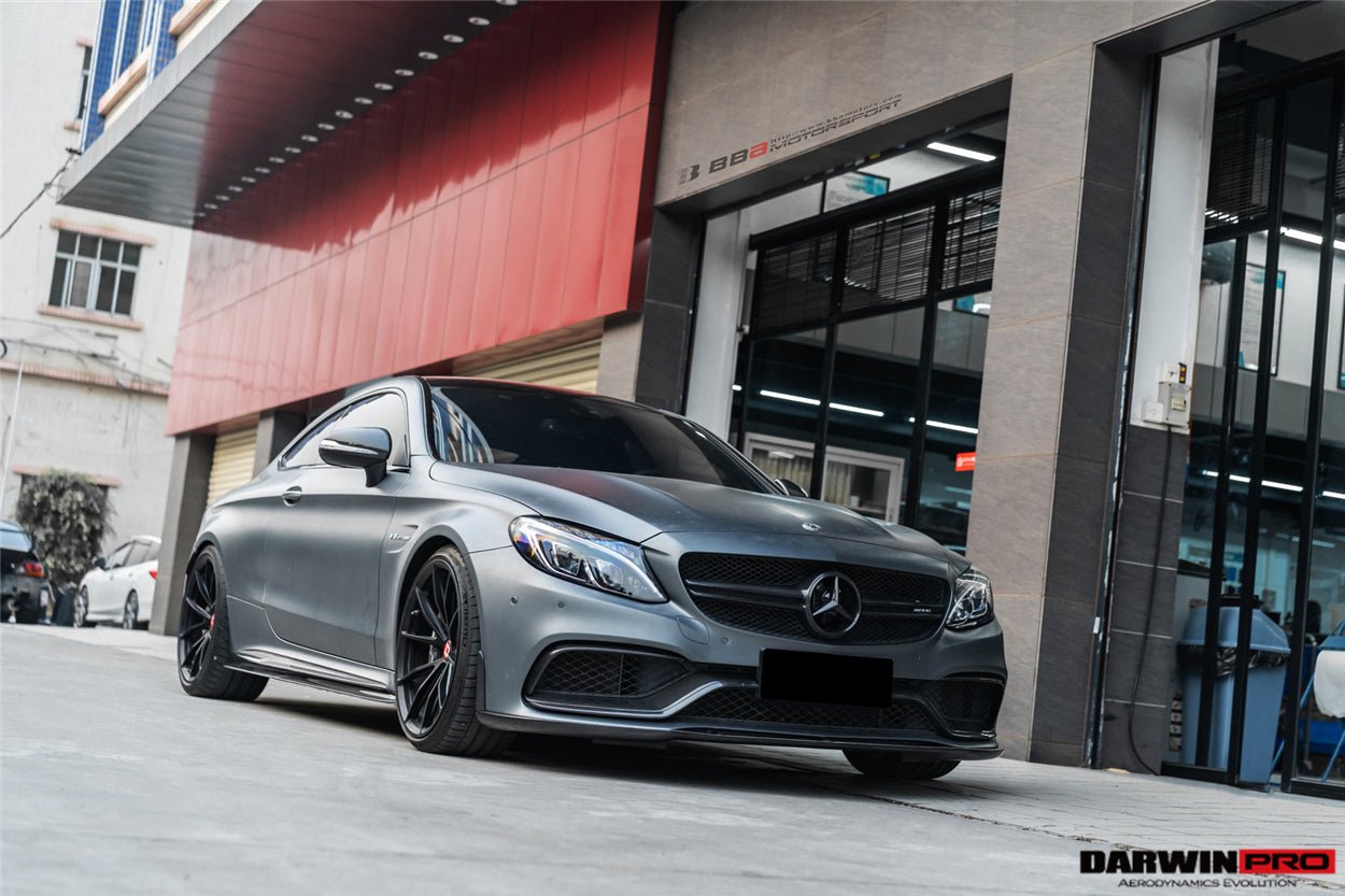 2015 - 2021 Mercedes Benz W205 C63&S AMG Carbon Fiber Front Canards